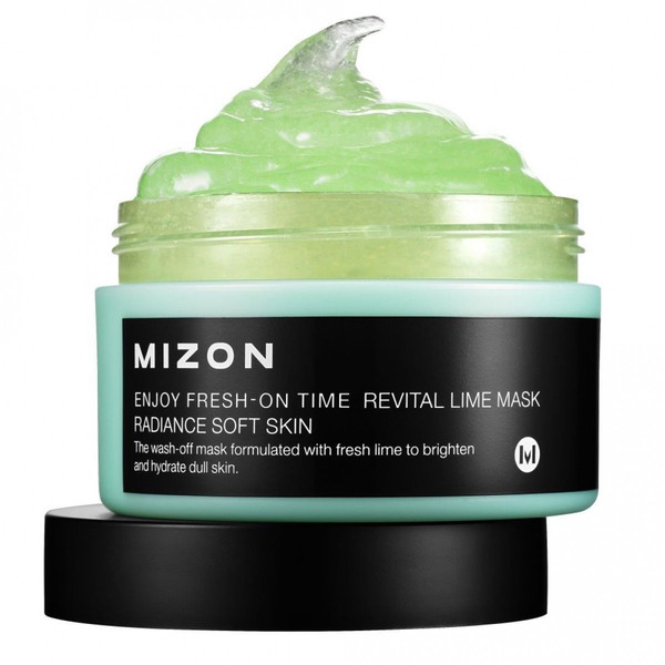 Маска для лица Enjoy Fresh-On Time Revital Lime Mask, MIZON   100 мл
