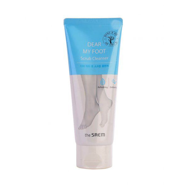 Пенка-скраб для ног Dear My Foot Scrub Cleanser, THE SAEM   100 мл