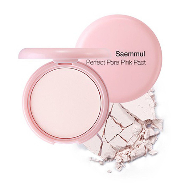 Пудра компактная розовая Saemmul Perfect Pore Pink Pact, THE SAEM   11 г