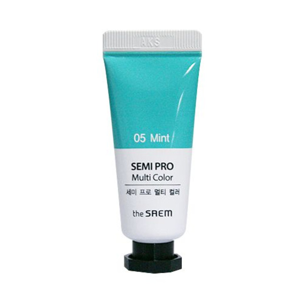 Универсальный цветной пигмент Semi Pro Multi Color, оттенок 05 Mint, THE SAEM   5 мл