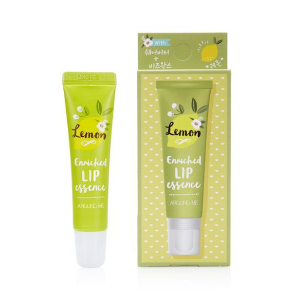 Эссенция для губ с лимонным ароматом Around Me Enriched Lip Essence Lemon, WELCOS   8,7 г