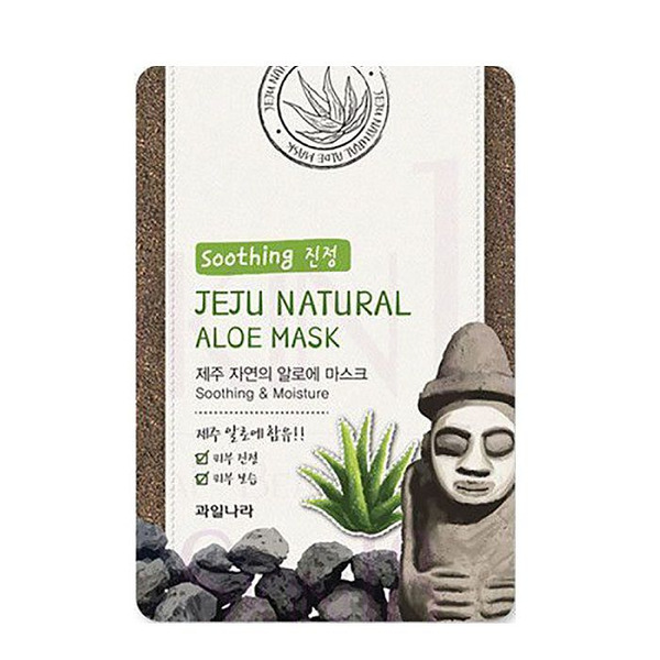 Маска для лица увлажняющая Jeju Natures Aloe Mask, WELCOS   20 мл