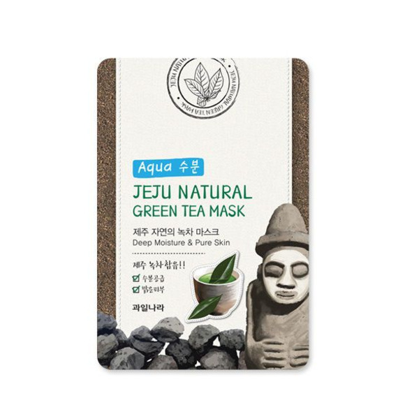 Маска для лица успокаивающая Jeju Natures Green Tea Mask, WELCOS   20 мл