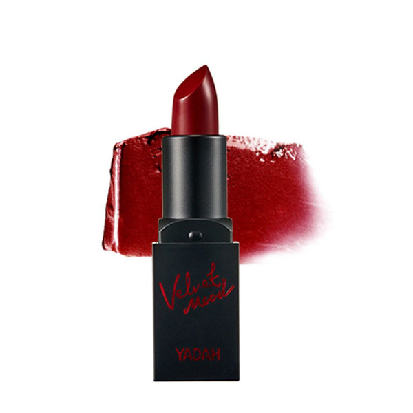 Помада для губ Velvet Mood Lipstick, оттенок 01 Velvet Burgundy, YADAH   3,3 г