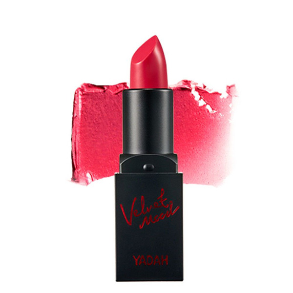 Помада для губ Velvet Mood Lipstick, оттенок 07 Neon Magenta, YADAH   3,3 г