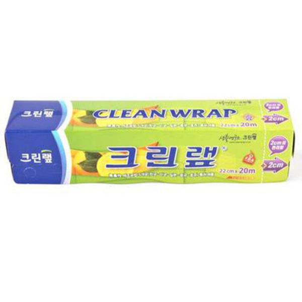 Пленка пищевая плотная с отрывным краем-зубцами CLEAN WRAP   22см*20м