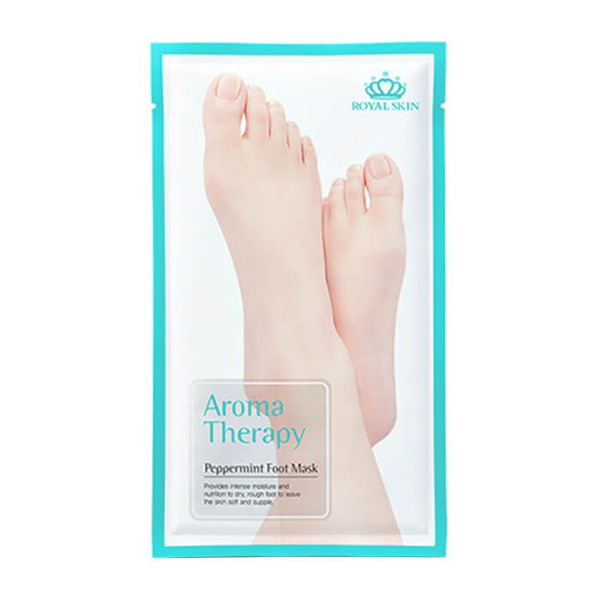 Увлажняющие носочки для ног Aromatherapy peppermint, ROYAL SKIN
