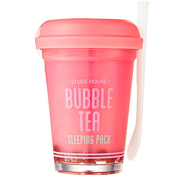 Ночная маска с экстрактом клубники Bubble Tea Sleeping Pack Strawberry ETUDE HOUSE