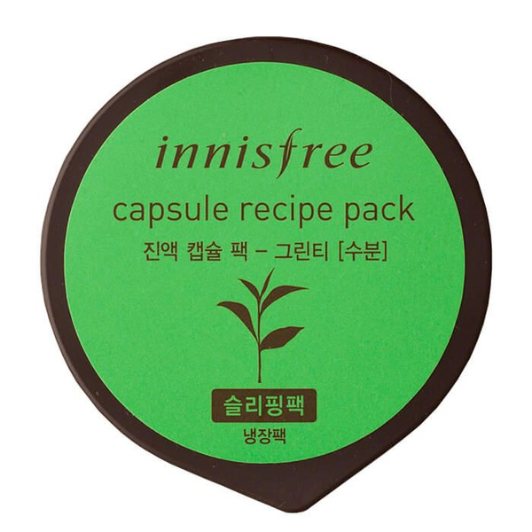 Капсульная маска для лица с экстрактом зеленого чая Сapsule Recipe Pack Green Tea INNISFREE