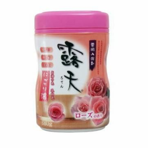 Соль для ванны с бодрящим эффектом и ароматом роз, FUSO KAGAKU  (банка 680 г)