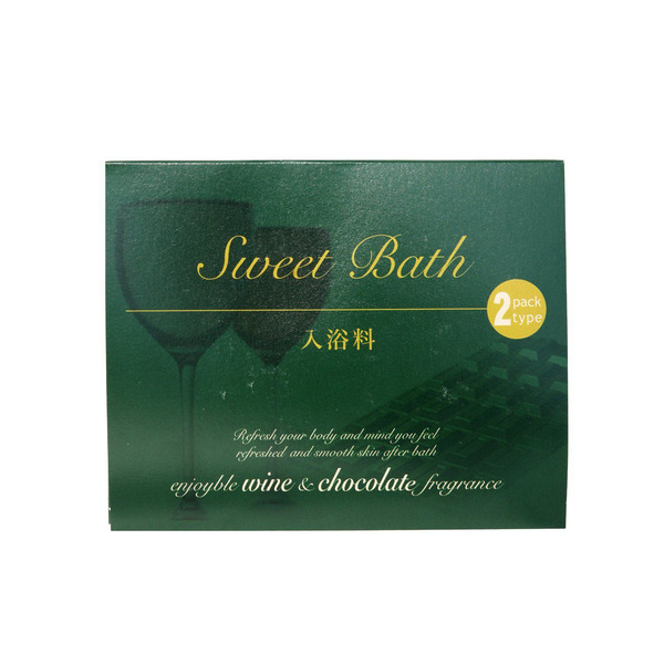 Соль для ванны с расслабляющим эффектом с винным ароматом и ароматом шоколада Sweet Bath, FUSO KAGAKU  ( 2 пакетика по 20 г)