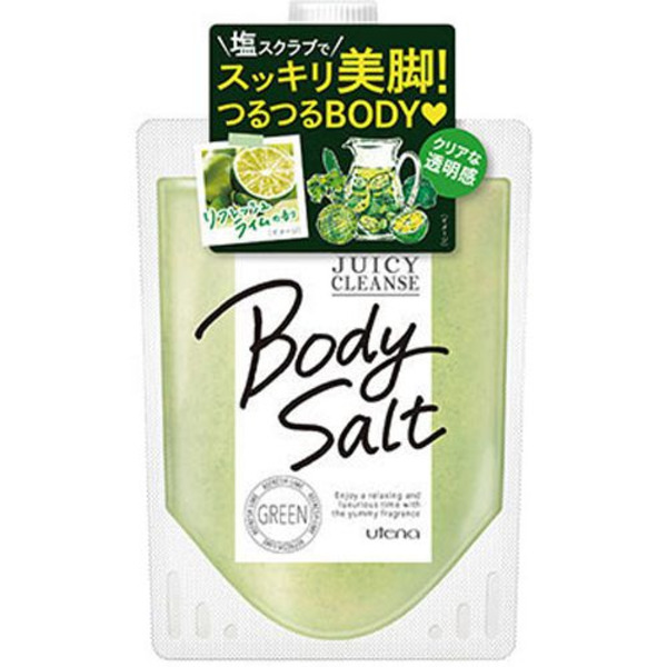 Скраб для тела на основе соли с ароматом освежающего лайма Juicy Cleanse, UTENA  300 г