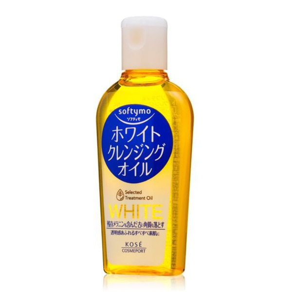 Очищающее гидрофильное масло для снятия макияжа с отбеливающим эффектом Softymo White Cleansing Oil, KOSE COSMEPORT  60 мл