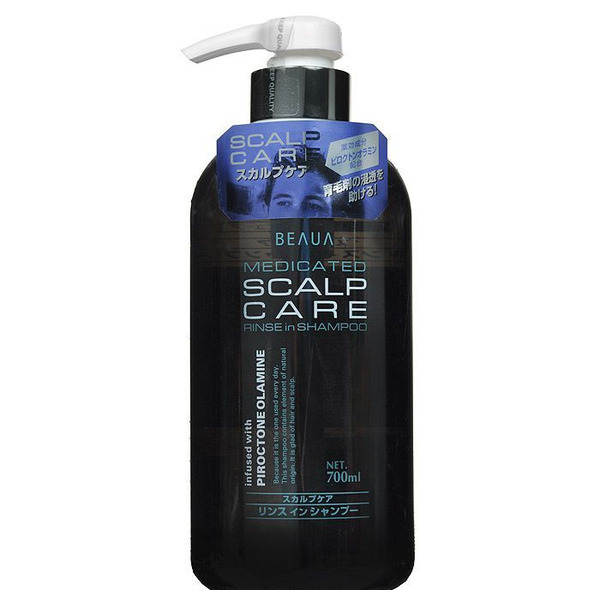 Шампунь-кондиционер 2 в 1 для мужчин для ухода за кожей головы Medical Scalp Care Rinse in Shampoo, KUMANO  700 мл