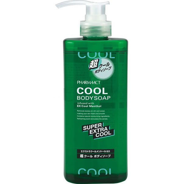 Экстра охлаждающий гель для душа для мужчин Pharmaact Super Extra Cool Body Soap, Kumano 600 мл