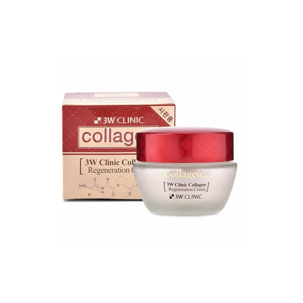 Регенерирующий крем для лица с коллагеном Collagen Regeneration Cream, 3W CLINIC   60 г