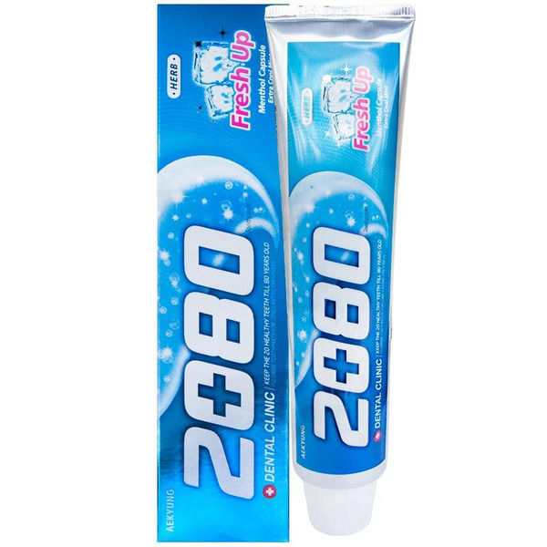 Освежающая зубная паста с экстра-мятным вкусом Dental Clinic 2080 Fresh Up Toothpaste, KERASYS   120 г