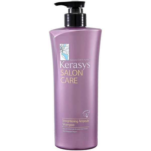 Шампунь для волос Гладкость и Блеск Salon Care Straightening Ampoule Shampoo, KERASYS   470 мл