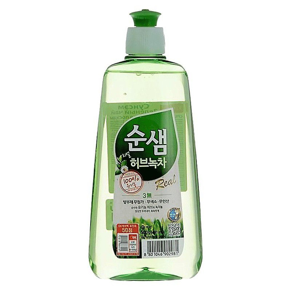 Средство для мытья посуды Зеленый Чай Soonsaem Natural Green Tea, KERASYS   500 мл