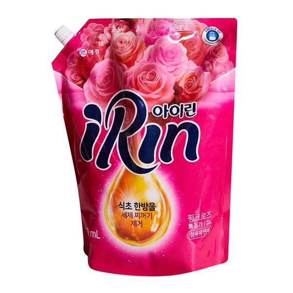Кондиционер для белья Цветочный Сад Sweet Pink Fabric Softener, IRIN   2100 мл (мягкая упаковка)