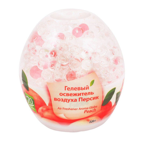 Гелевый освежитель воздуха Персик HomeSys Air Freshener Aroma Globe Peach, KERASYS   320 г