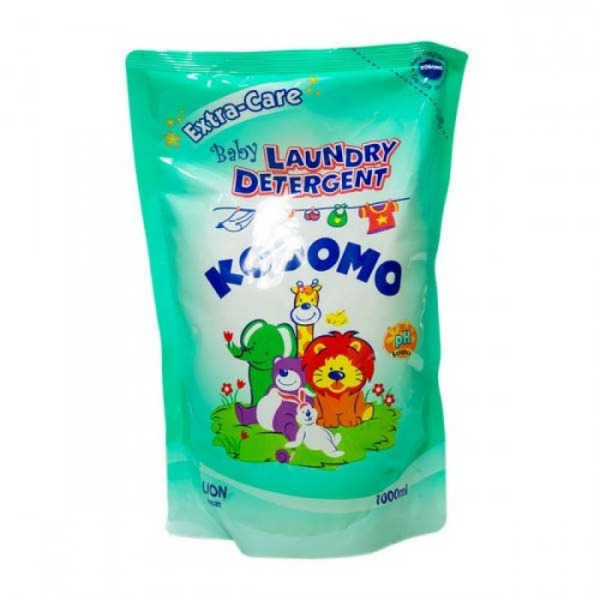 Жидкое средство для стирки детских вещей Kodomo Baby Laundry Detergent Extra Care, CJ LION  1000 мл (запаска)