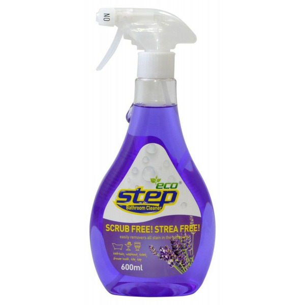 Жидкое чистящее средство для ванной с апельсиновым маслом STEP Bathroom cleaner, KMPC   600 мл