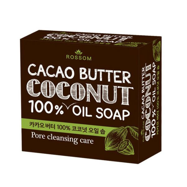 Мыло туалетное твердое из 100% масла кокоса с добавлением какао масла, MUKUNGHWA   100 г