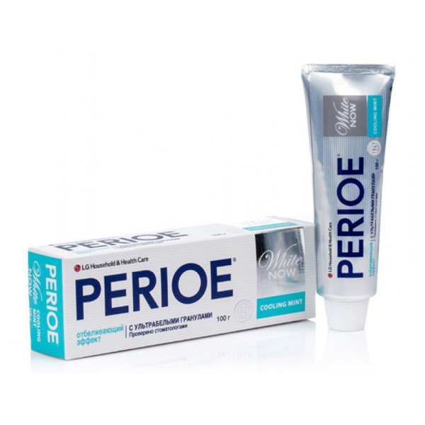 Зубная паста отбеливающая White now cooling mint PERIOE, LG H&H   (охлаждающая мята) 100 г