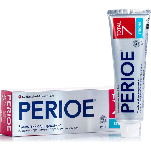 Зубная паста комплексного действия Total 7 strong PERIOE, LG H&H   120 г