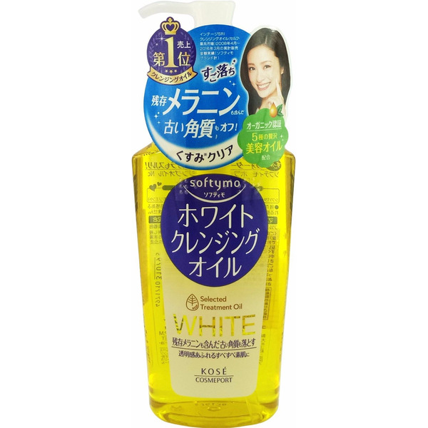 Очищающее гидрофильное масло-пена для снятия макияжа, с экстрактом апельсинового масла ( с отбеливающим эффектом) Softymo, KOSE COSMEPORT  230 мл