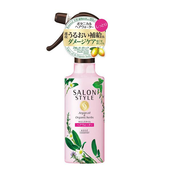 Восстанавливающая вода для волос, увлажняющая, Hair Treatment Water спрей Salon Style botanical, KOSE COSMEPORT  250 мл