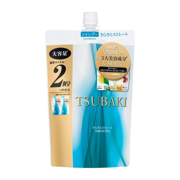 Разглаживающий шампунь для волос с маслом камелии Tsubaki Smooth, SHISEIDO  (запаска с крышкой) 660 мл