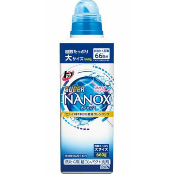 Гель для стирки концентрированный Топ-Nanox Super, LION  (бутылка) 660 г