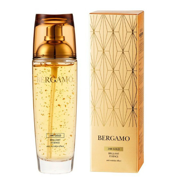 Антивозрастная сыворотка с частицами золота 24K Gold Brilliant Essence, BERGAMO   110 мл