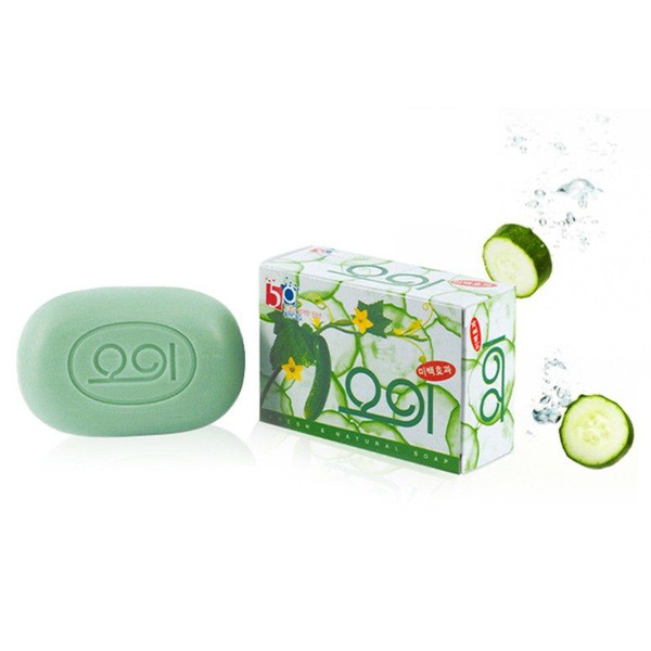 Мыло туалетное с экстрактом огурца New Cucumber soap, CLIO   100 г