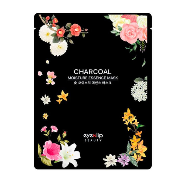 Тканевая маска для лица с древесным углем Charcoal Oil Moisture Essence Mask, EYENLIP   25 мл