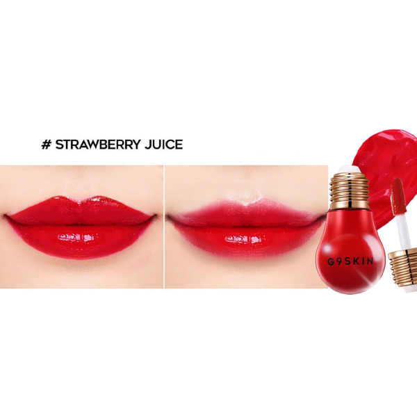 Тинт для губ G9Skin Lamp Juicy Tint, тон 02 Strawberry Juice, BERRISOM   8 мл