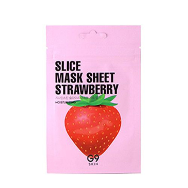 Маска-слайс для лица увлажняющая с экстрактом клубники G9 Slice Mask Sheet Strawberry, BERRISOM   10 мл