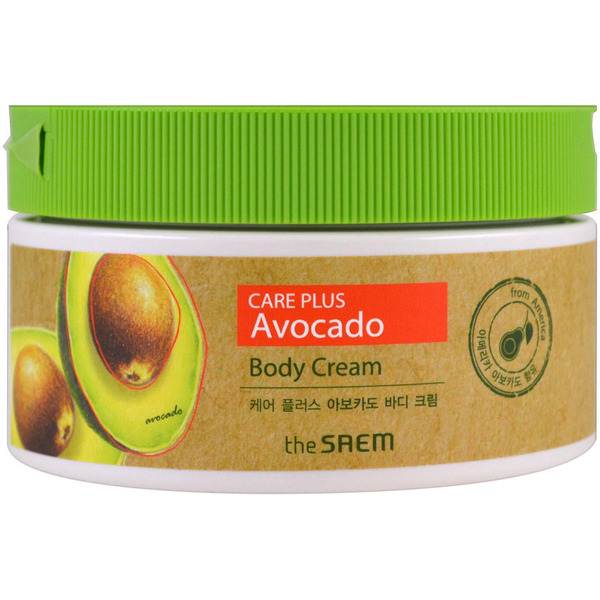 Крем для тела с экстрактом авокадо Care Plus Avocado Body Cream, THE SAEM   300 мл