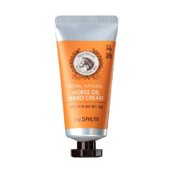 Крем для рук с лошадиным жиром Royal Natural Horse Oil Hand Cream, THE SAEM   50 мл