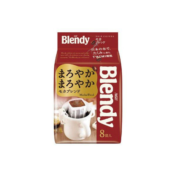 Кофе Blendy Майлд Мокко, AGF  (молотый, дрип-пакеты 8 шт. по 7 г)
