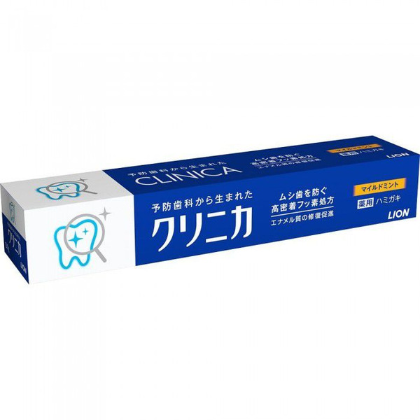 Зубная паста комплексного действия с легким ароматом мяты в мини-упаковке Clinica Mild Mint, LION  30 г