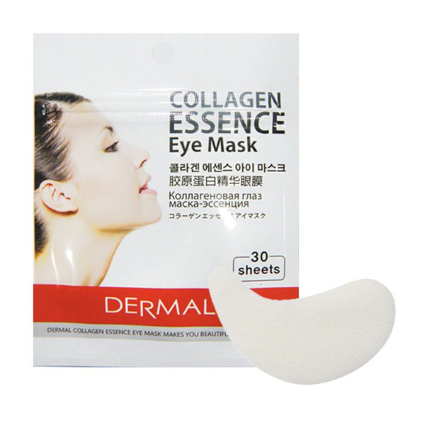 Патчи для области вокруг глаз с коллагеном и арбутином Collagen Essence Eye Mask, DERMAL   30 шт.