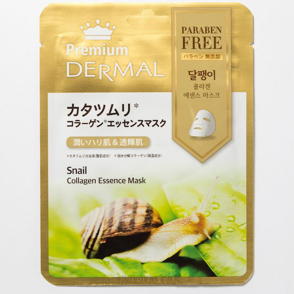Косметическая маска с коллагеном и экстрактом секреции улитки Premium Snail Collagen Essence Mask, DERMAL   25 г