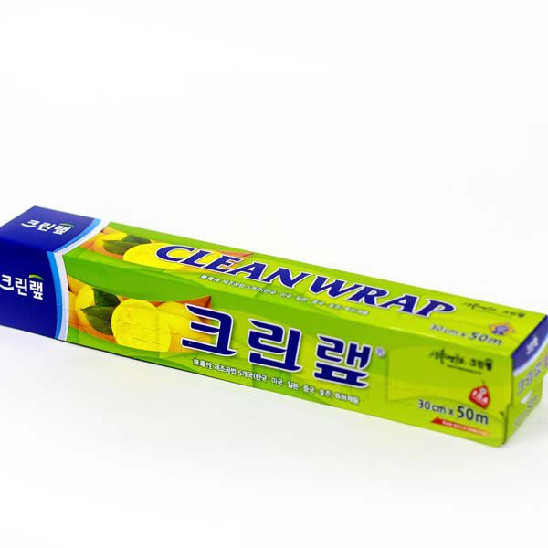 Плотная пищевая пленка с отрывным краем-зубцами (30 см х 50 м), CLEAN WRAP   1 шт