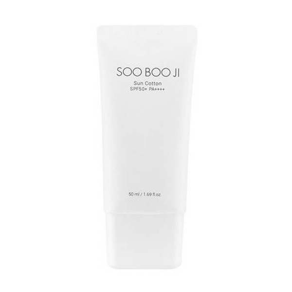 Увлажняющий солнцезащитный крем для лица с экстрактом пальмового кактуса Soo Boo Ji Sun Cotton SPF50+/РА++++, APIEU   50 мл