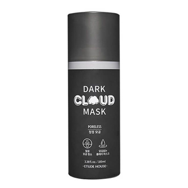 Воздушная пузырьковая маска для сужения пор на лице Dark Cloud Mask Poreless, ETUDE HOUSE   100 мл