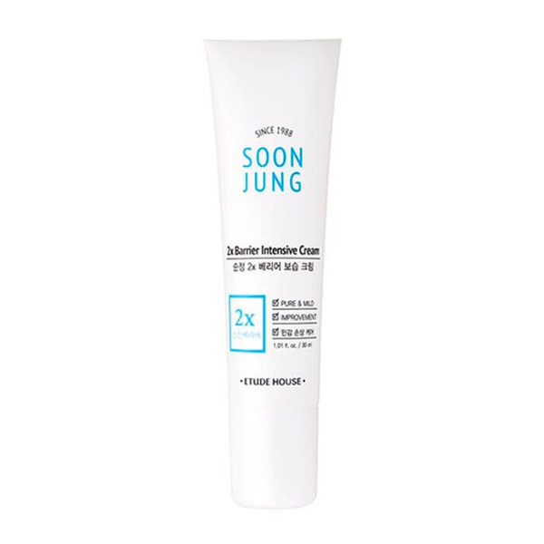 Интенсивный крем для сухой и чувствительной кожи Soon Jung 2x Barrier Intensive Cream, ETUDE HOUSE   30 мл
