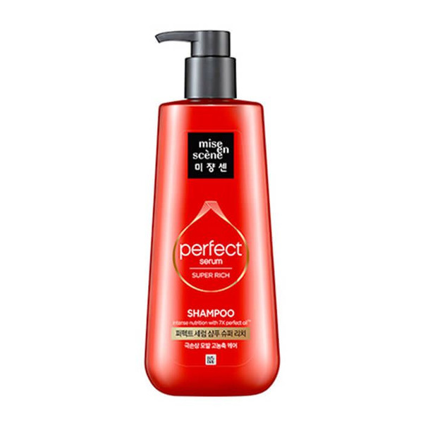 Насыщенный шампунь для интенсивного восстановления волос Perfect Serum Shampoo Super Rich, MISE EN SCENE   680 мл